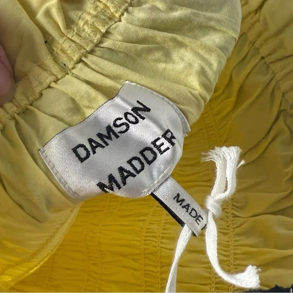 Damson Madder Bea Cami in Butter Yellow Size 8 - Picture 6 of 6